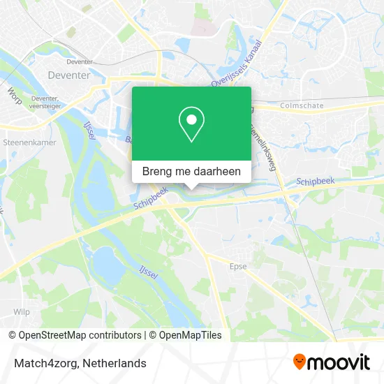 Match4zorg kaart