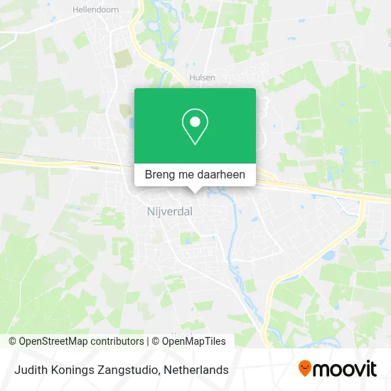 Judith Konings Zangstudio kaart