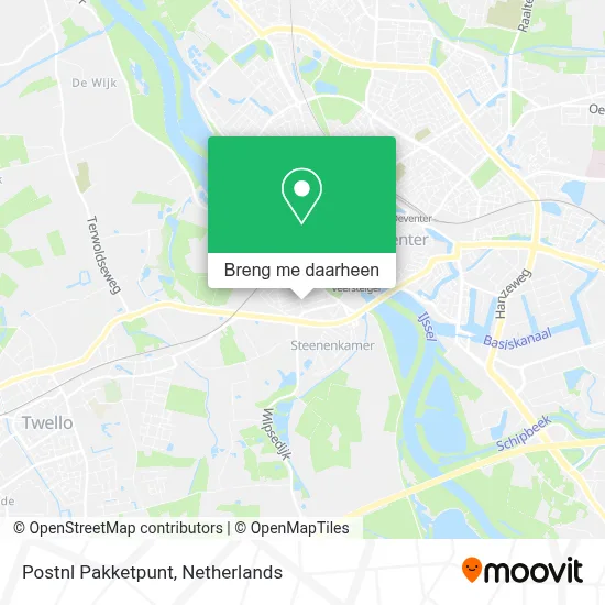 Postnl Pakketpunt kaart