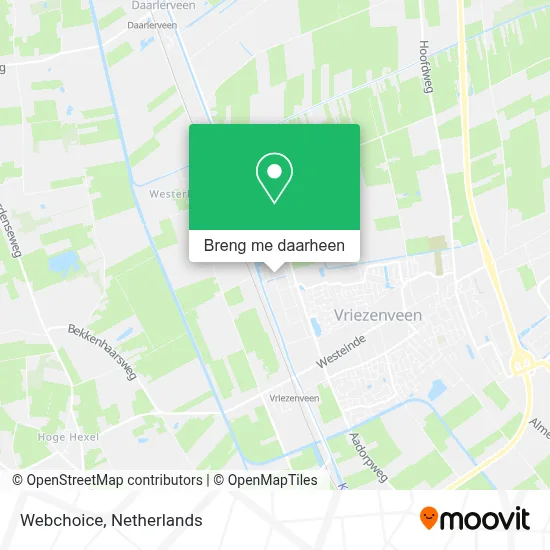 Webchoice kaart