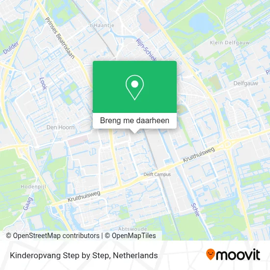 Kinderopvang Step by Step kaart
