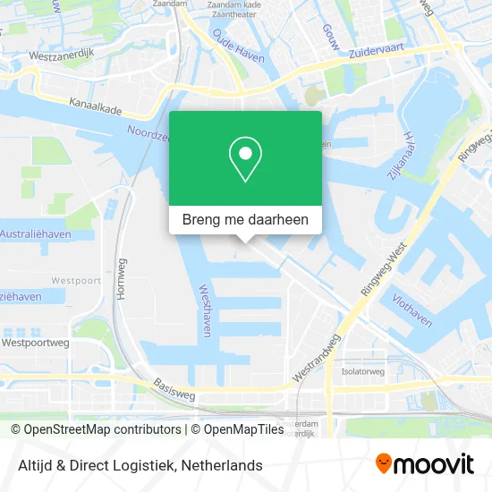 Altijd & Direct Logistiek kaart