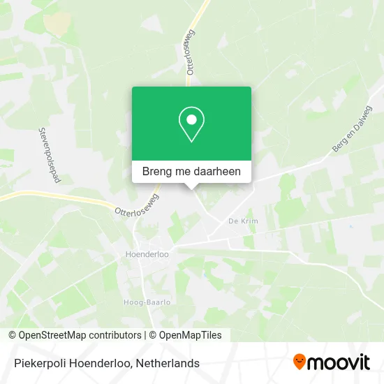 Piekerpoli Hoenderloo kaart