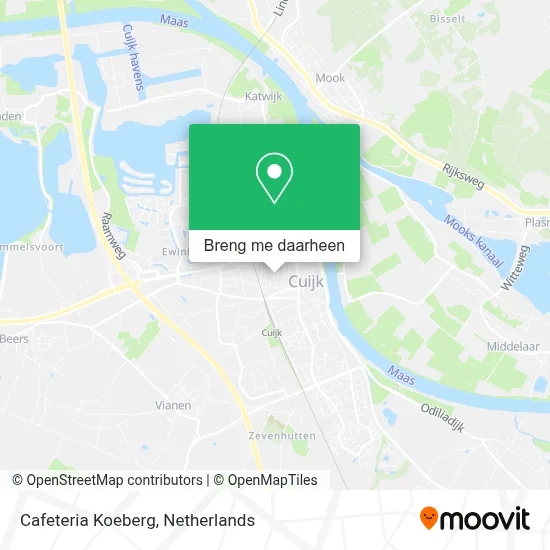 Cafeteria Koeberg kaart