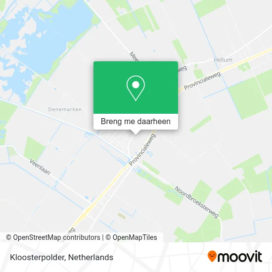 Kloosterpolder kaart