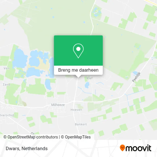 Dwars kaart