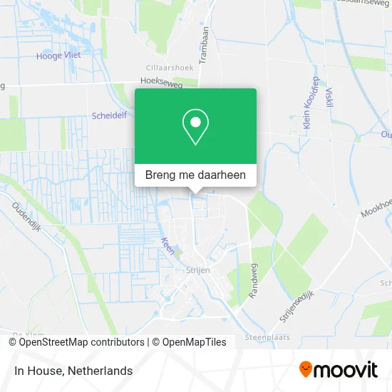 In House kaart
