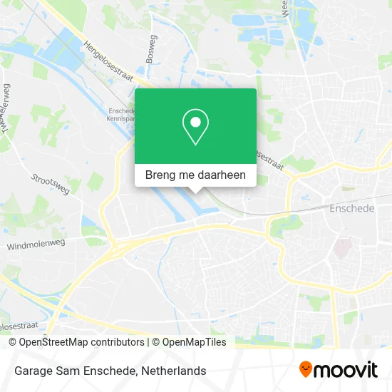 Garage Sam Enschede kaart