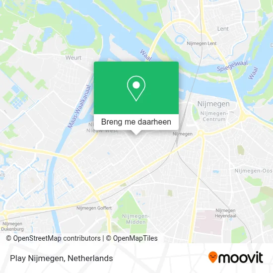 Play Nijmegen kaart