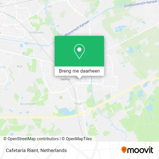 Cafetaria Riant kaart