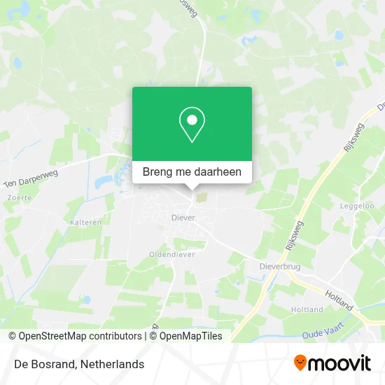 De Bosrand kaart