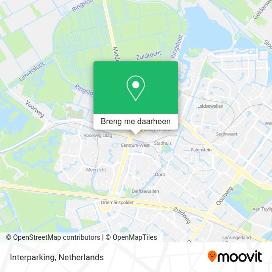 Interparking kaart