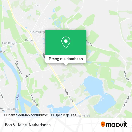 Bos & Heide kaart