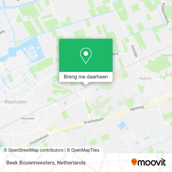 Beek Bouwmeesters kaart