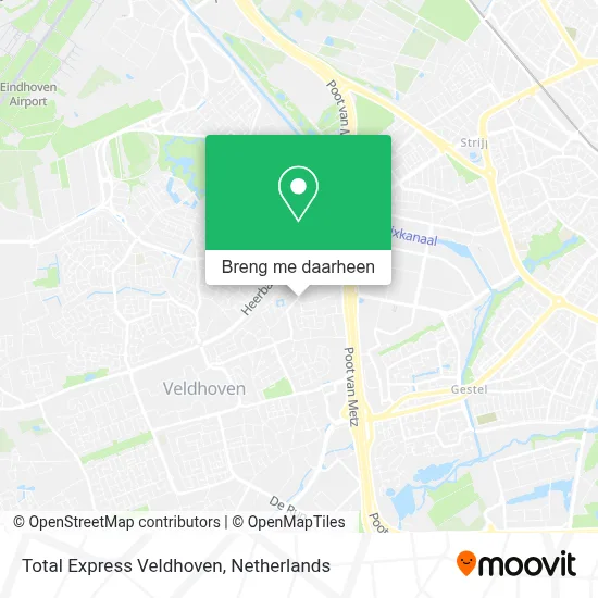 Total Express Veldhoven kaart