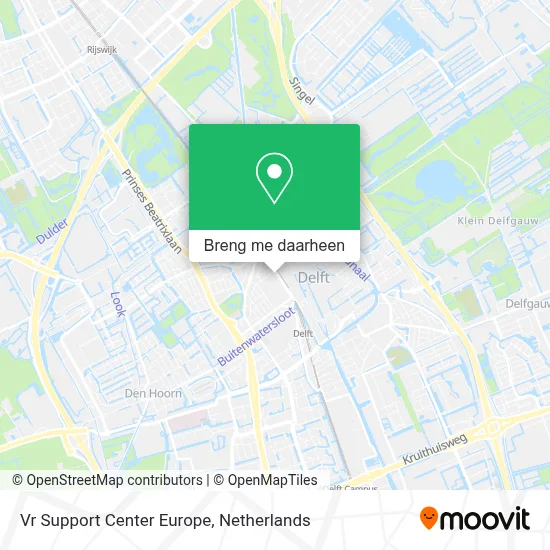 Vr Support Center Europe kaart