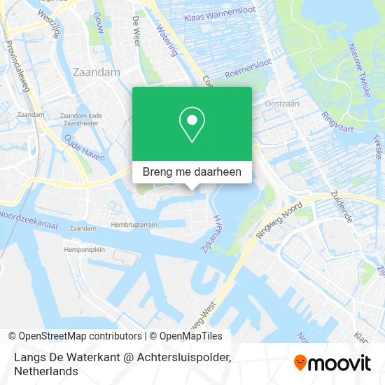 Langs De Waterkant @ Achtersluispolder kaart