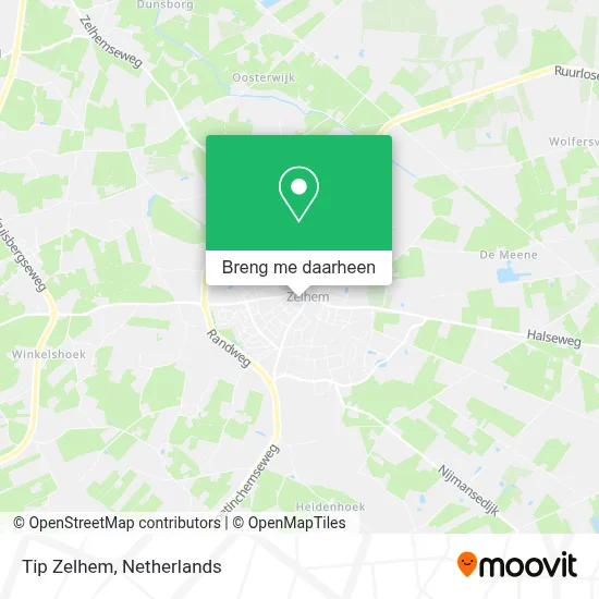 Tip Zelhem kaart