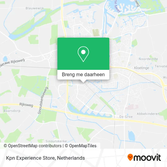 Kpn Experience Store kaart