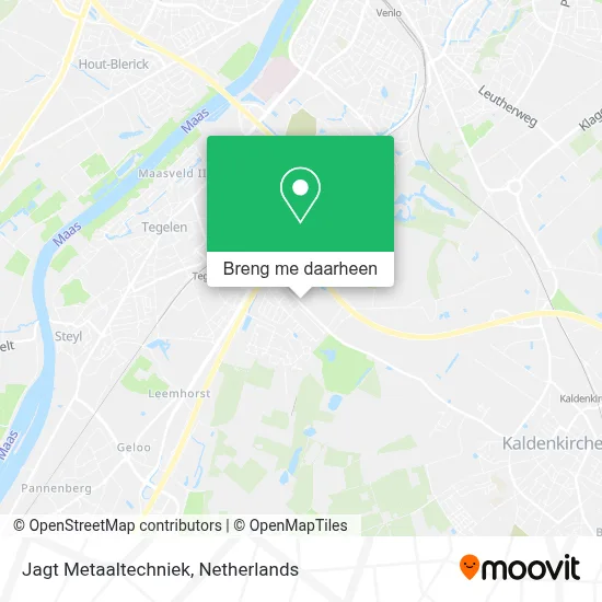 Jagt Metaaltechniek kaart