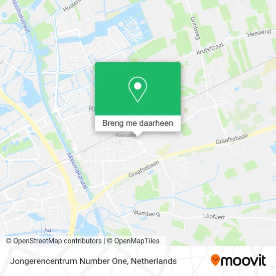 Jongerencentrum Number One kaart