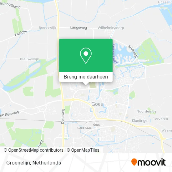 Groenelijn kaart