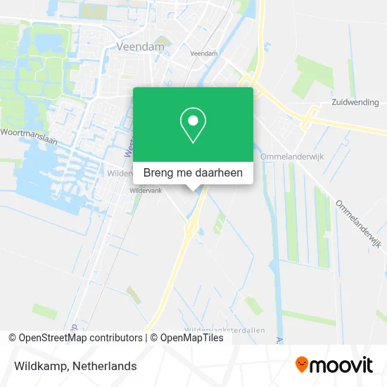 Wildkamp kaart