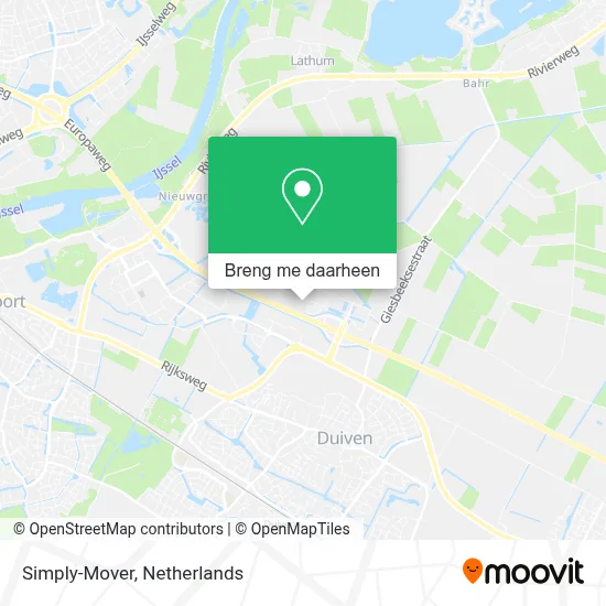Simply-Mover kaart