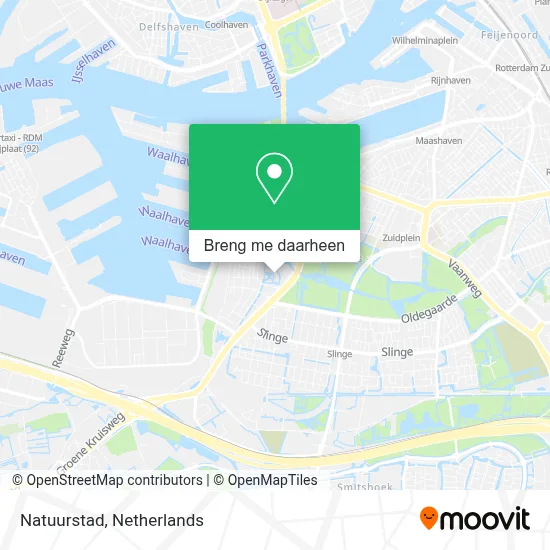 Natuurstad kaart