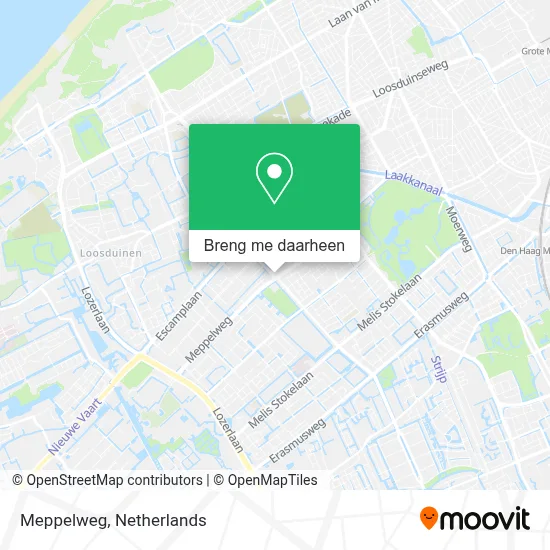 Meppelweg kaart