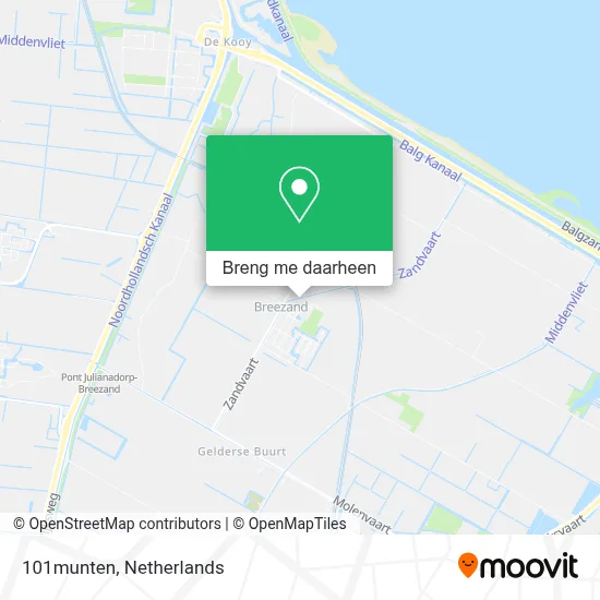101munten kaart