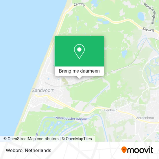 Webbro kaart