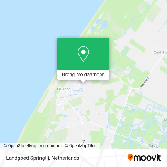 Landgoed Springtij kaart