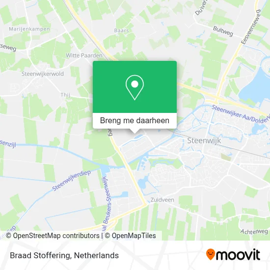 Braad Stoffering kaart