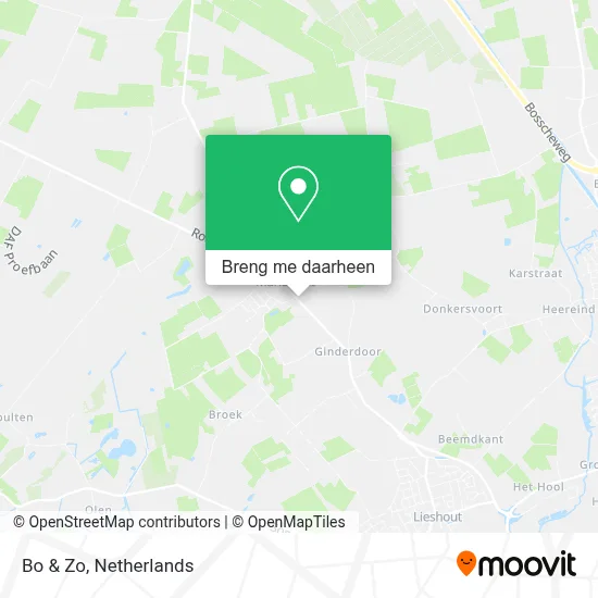 Bo & Zo kaart