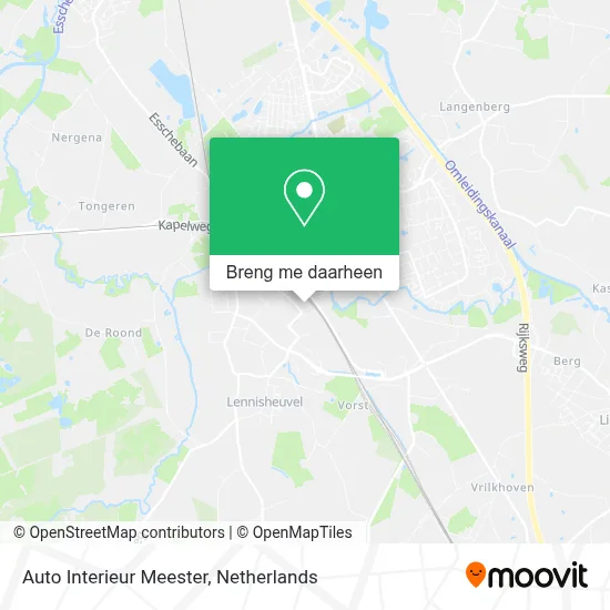Auto Interieur Meester kaart