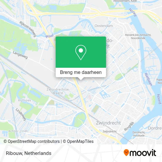 Ribouw kaart