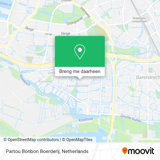 Partou Bonbon Boerderij kaart