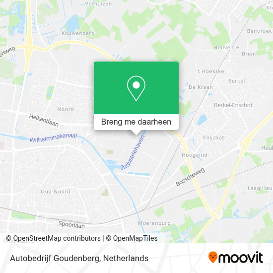 Autobedrijf Goudenberg kaart