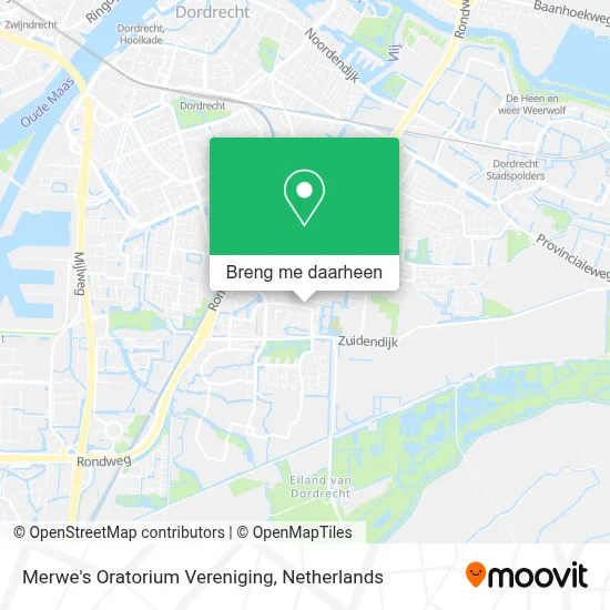 Merwe's Oratorium Vereniging kaart