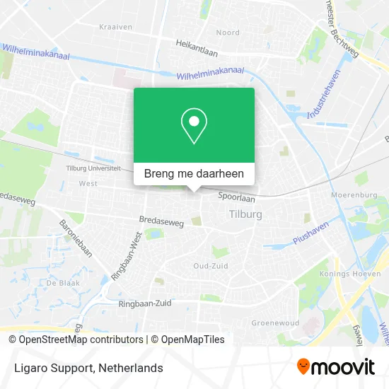 Ligaro Support kaart