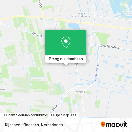 Rijschool Klaassen kaart