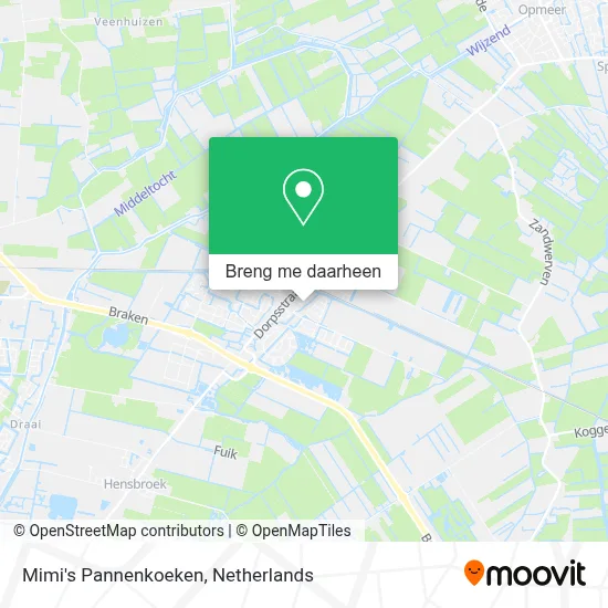 Mimi's Pannenkoeken kaart