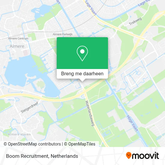 Boom Recruitment kaart