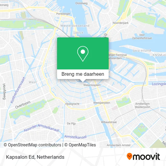 Kapsalon Ed kaart