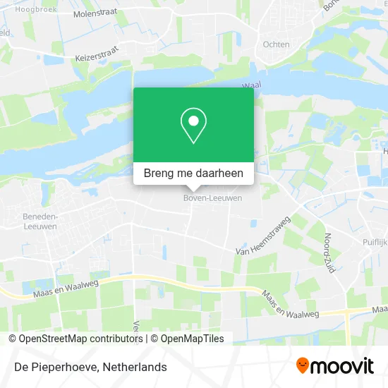 De Pieperhoeve kaart