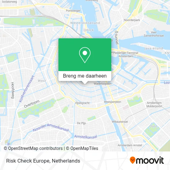 Risk Check Europe kaart
