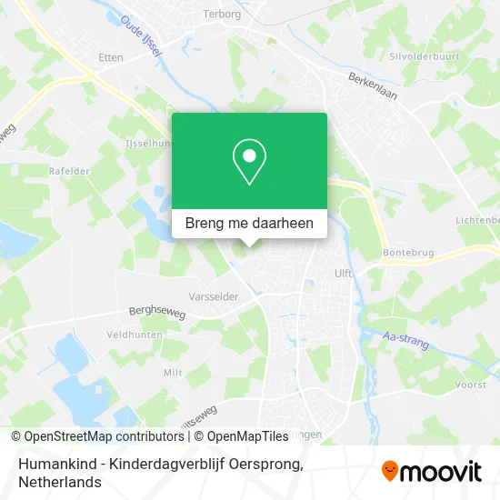 Humankind - Kinderdagverblijf Oersprong kaart