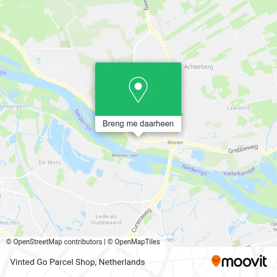 Vinted Go Parcel Shop kaart