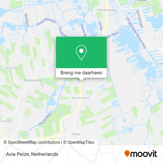 Avia Peize kaart